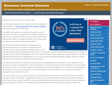 Tablet Screenshot of behavioralinterviewquestions.com